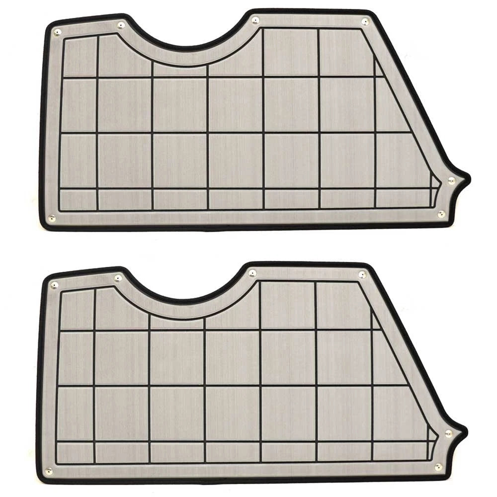 Rinker 270 Express Cruiser Boat Non-Skid Mats - Gray Black (set of 2)