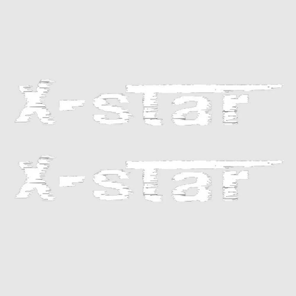 MasterCraft Boat Model Decals - XStar White Stickers (pair)