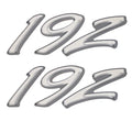 Rinker Boat Decal - 192 Captiva Gray Stickers (pair)
