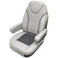 Godfrey Monaco Pontoon Boat Reclining Helm Seat 485966 - Gray Quilted