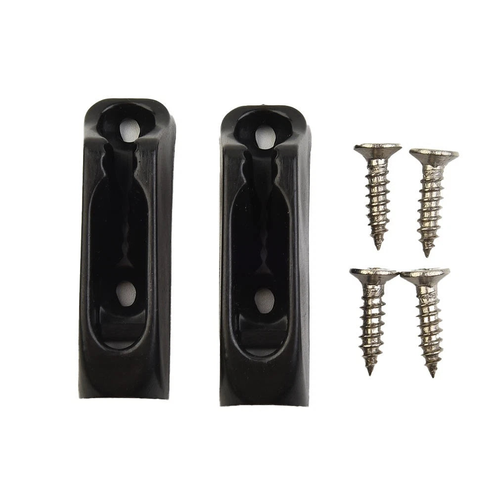Self-locking Rope Self-locking Cord Black Boat Clam Cleat Cord Lock