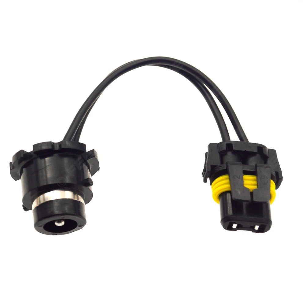 160mm D2 Series to 9006 Headlight Adapter Cable for HID LED Socket Conversion