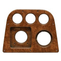 Rinker Boat Blank Instrument Panel - Brown Faux Woodgrain Plastic