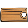 MasterCraft Boat Non-Skid Hatch Mat 553566A - X20 Faux Teak Black