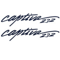Rinker Boat Brand Decal VS810402-10-BL - 232 Captiva Blue (pair)