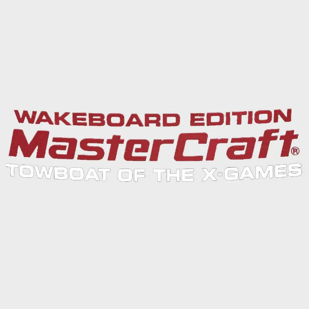 MasterCraft Boat Decal 758188 - X-Games Towboat Wakeboard Sticker