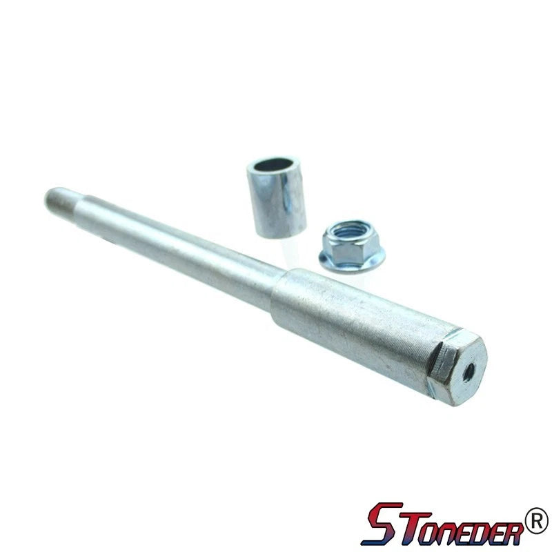 STONEDER 15mm Drilled Front Wheel Axle for Chinese Pit Dirt Bike Motorcycle
