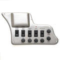 Lund Boat Switch Panel 2158974 - with Fuses 10 1/4 X 5 7/8 Inch Silver