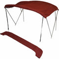 Larson Boat Bimini Top 113319006 - 1850 LX SS Red Tweed 84 - 90 Inch
