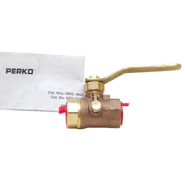 Perko Boat Ball Valve 0825005PLB - 3/4 Inch Inline