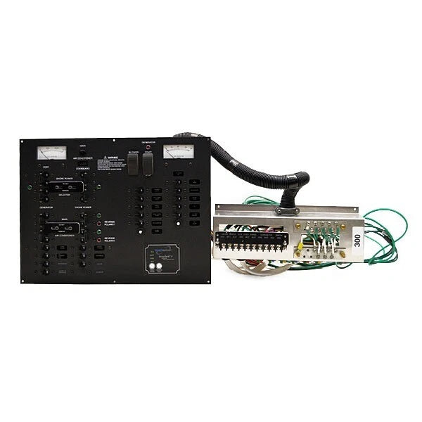 Rinker Boat Breaker Switch Panel 222469 - 300 Black Aluminum