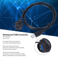 Waterproof USB 3.0 Type a Panel Mount Connector Female Socket with Cable CAP