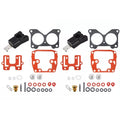 2Pc Johnson Evinrude 140 150 155 175 185 200 235 HP Carburetor Kit 435443 439076