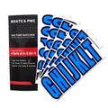 Boat Registration Numbers Decals Blue A-Z Letters and 0-9 Numbers