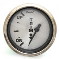 Faria Boat Trim Gauge GP7666A - Spun Silver Honda 2 Inch