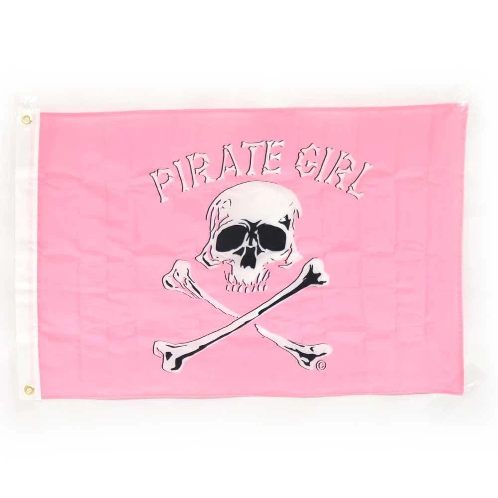 Taylor Made Boat Pirate Flag 1792 - 24 X 36 Inch Pink White Nylon