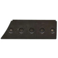 Tracker Boat Rod Holder Plate - 19 X 6 5/8 Inch Starboard Black Panel