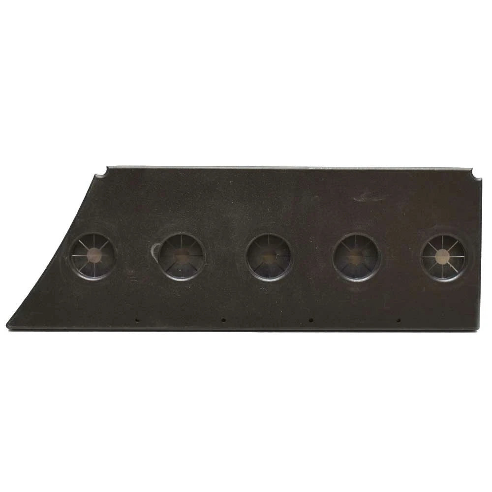 Tracker Boat Rod Holder Plate - 19 X 6 5/8 Inch Starboard Black Panel