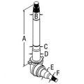 C9NN3106B Spindle Left Hand Fits Ford Holland 8000 9000 Tractors