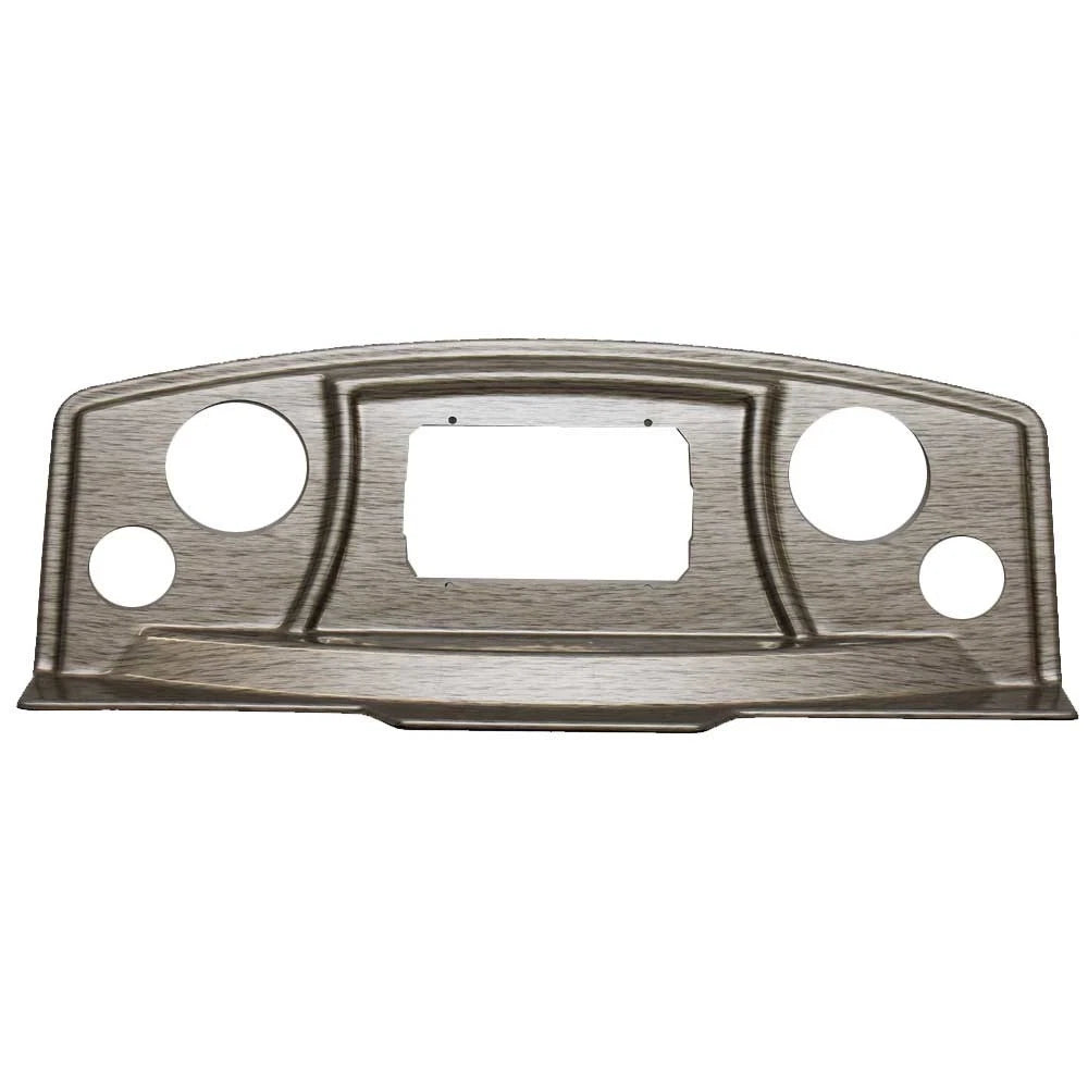 Premier Pontoon Boat Gauge Dash Panel 7-4633-3 - Brushed Silver Blank