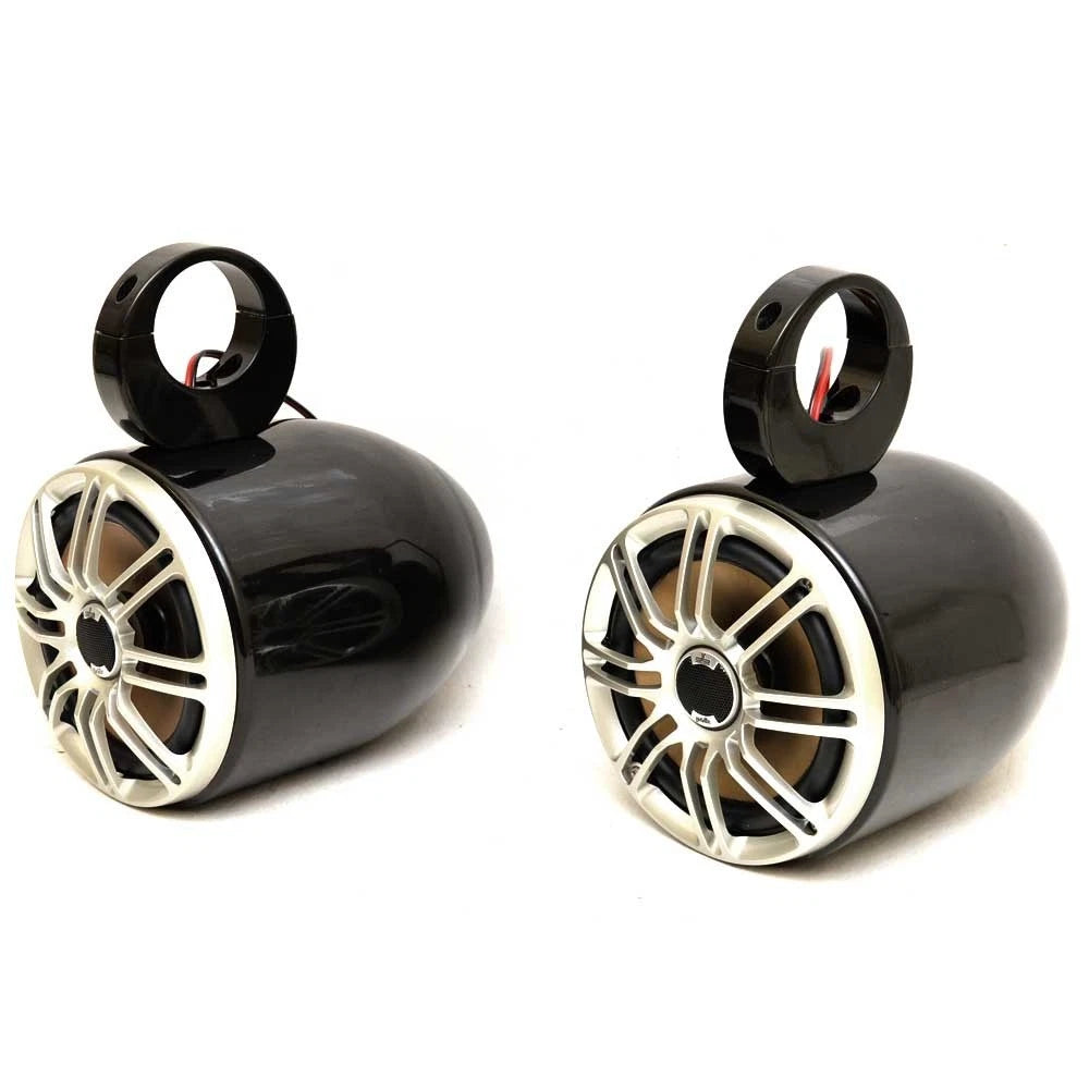 Aerial Boat Wakeboard Tower Speakers BT-BULSPPD225- BK - 7 1/2 Inch (pair)