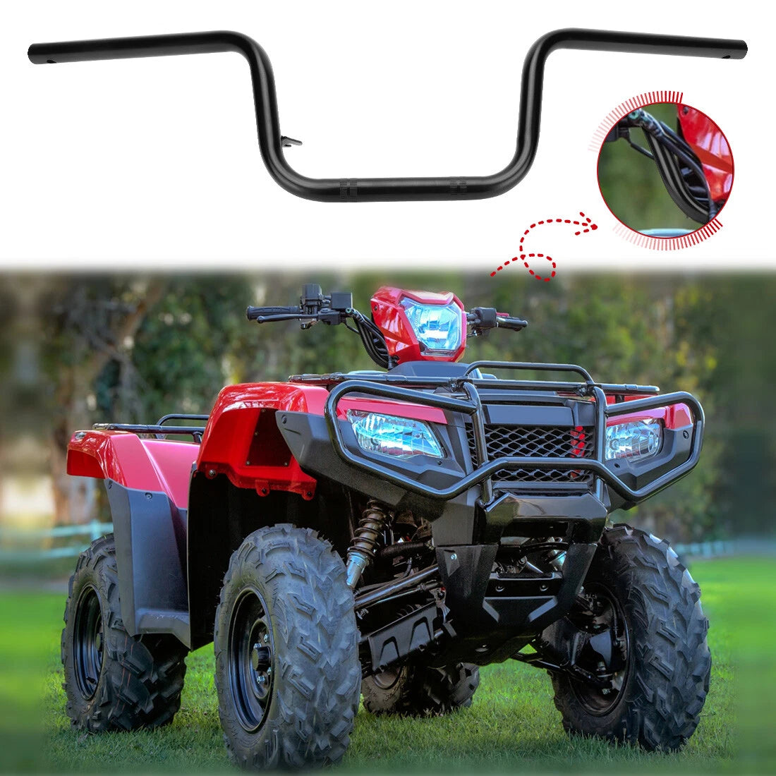 Handlebar for Honda Foreman 500 TRX500FE/FM/FP E/FPM 2008-2009 2011 53100-HP0-B80