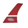 Chaparral Boat Stbd Tower Decal 147690-06-61 - Red Silver Foam Vinyl