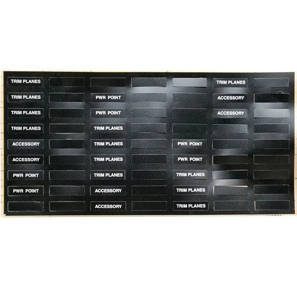 Carling Boat Breaker Panel Label Decal Stickers