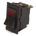 Carling Boat on - Off Rocker Switch - 1 3/4 X 1 Inch Black Plastic