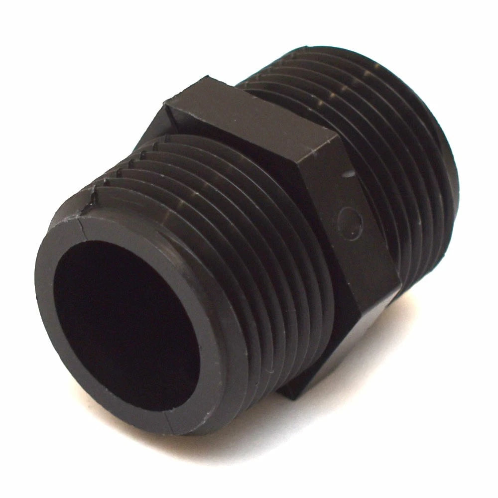 Tracker Boat Hex Nipple Coupler Fitting 161678 - 3/4 Inch Plastic