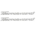Tracker Boat Decals 135578 - Tournament Silver White 16 1/8 Inch 2PC