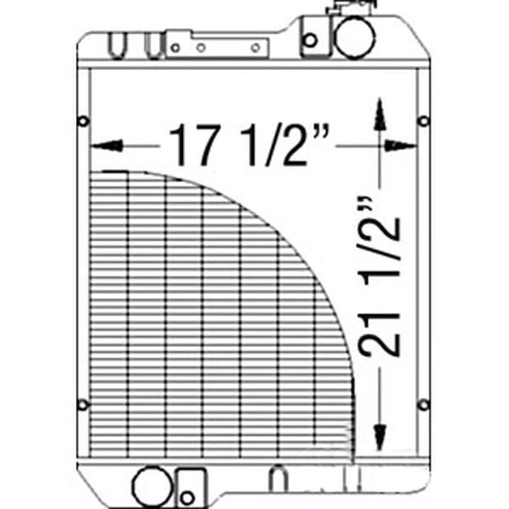 1706-6546 - Radiator Fits Case/Internati Onal Harvester
