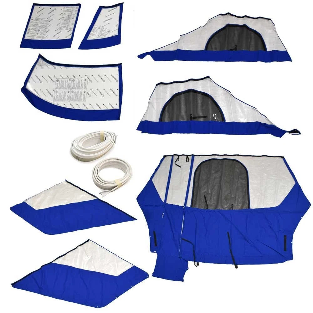 Formula 351 HT Boat Curtain Set 269651 - Pacific Blue Ameritex (kit)