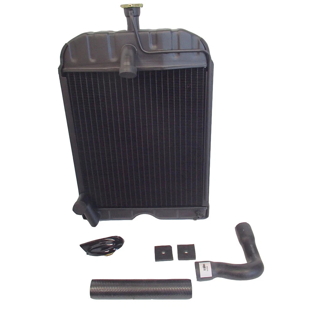 8N8005 Radiator with Pads Hoses and Cap Fits Ford 2N 8N 9N Tractor