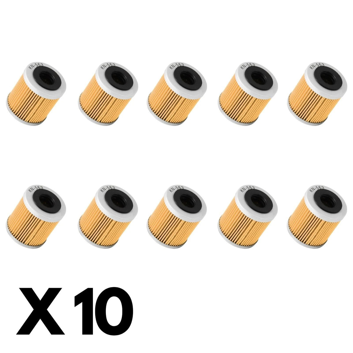 10 Pack K&N Oil Filter for Aprilia RXV 550 2006-2012