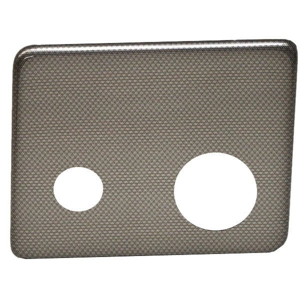 Hurricane SunDeck 2486 Boat Blank Gauge Panel 294446 - Gray Microweave