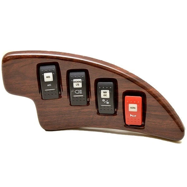 Godfrey Boat Switch Panel 8903-J235 - 2011 Aqua Patio Woodgrain 238935