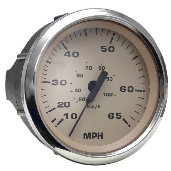 Faria Pontoon Boat Speedometer Gauge SE9396A - SST Beige