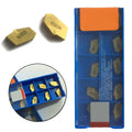 10 Pcs SP400-NC3020 GTN-4 Grooving Cut-Off Carbide Inserts 4mm Width Cutter Tool
