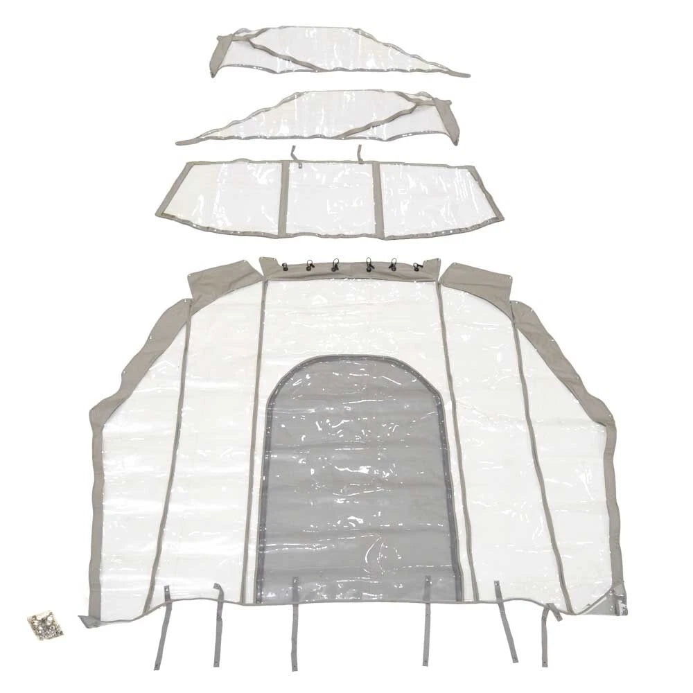 Formula Boat Curtain Kit 53811 - 241 SA Gray (4PC)