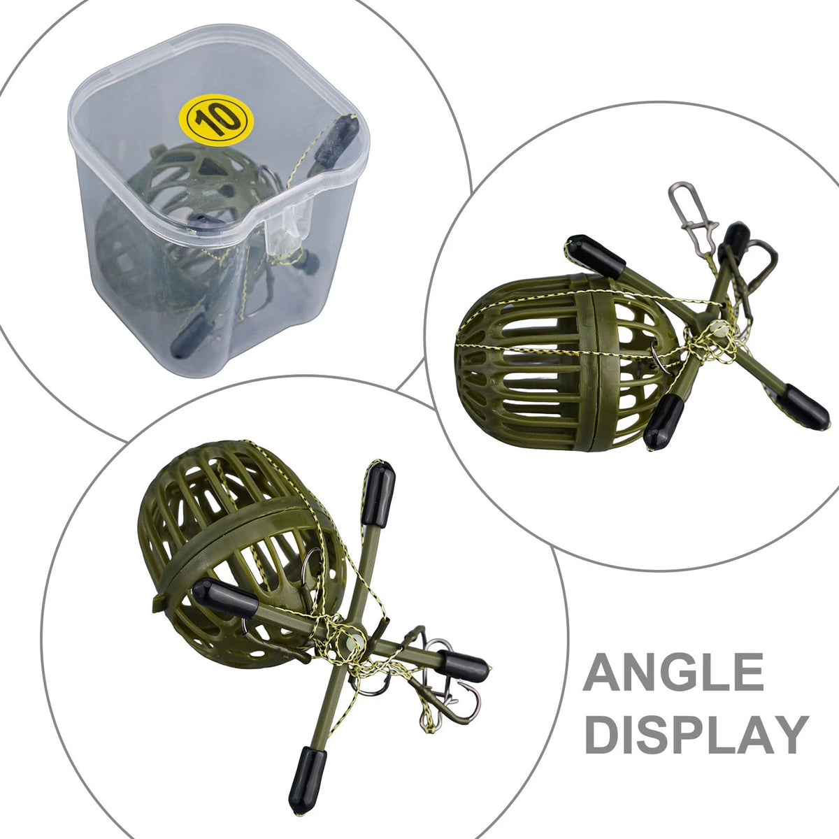 Innovative Carp Fishing Feeder Set Reliable Baiting with Premium Hooks and Rig