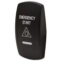 Cobalt Boat Rocker Switch Cover 412172 - Black Emergency Start Actuator