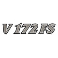 G3 Boat Model Decal 73404769 - V 172 FS Silver Sticker