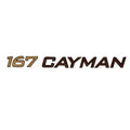 Ranger Boat Raised Decal 9891353 - 167 Cayman Brown Gold
