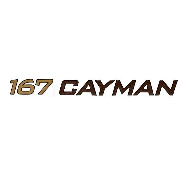 Ranger Boat Raised Decal 9891353 - 167 Cayman Brown Gold