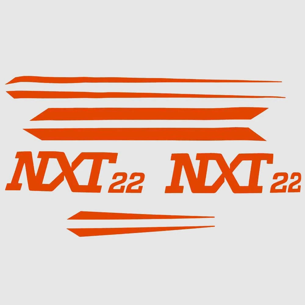 MasterCraft Boat Brand Decals 7501608 - NXT22 Friction Orange (8 PC)