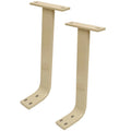 Premier Pontoon Boat Seat Armrest Bracket - 12 3/8 Inch Taupe (pair)