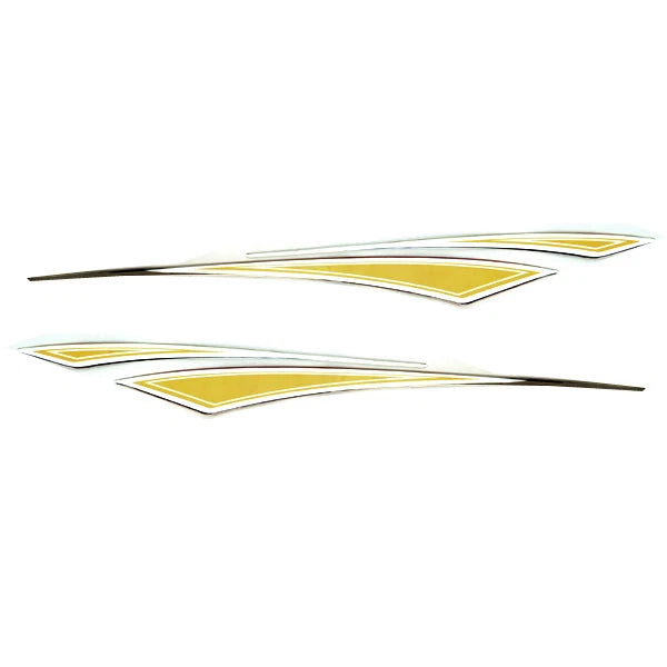Glastron Boat Raised Decals 8634-2702 - Yellow Stickers (set of 2)