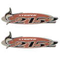 Striper Boat Raised Decals U22972-02 - 2152 Bay Stickers (pair)