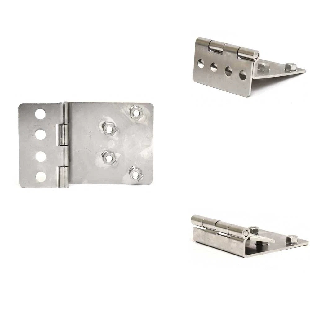 Fountain Boat Offset Hinge 02474 - 6 1/4 X 4 Inch Stainless